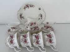 Royal Albert "Lavender Rose" Tea Set, Bone China, made in England