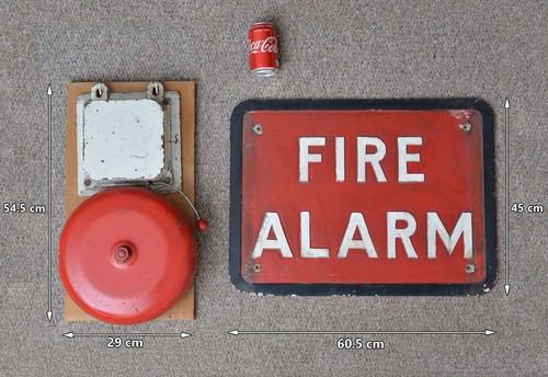 Vintage fire bell metal - , old