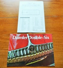 Daimler Double Six 6 V12 5.3 Saloon Brochure & Spec Sheet