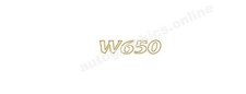 w650  DECAL kawasaki CLEAR
