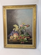Vintage Oil Painting Still