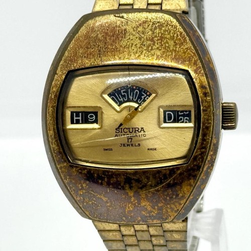 Sicura gat vintage retro watch - vintage,
