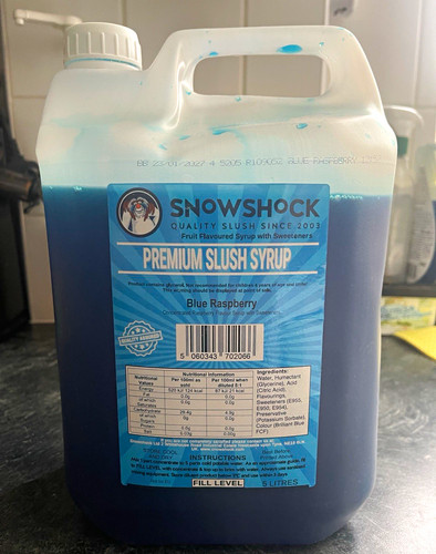 Snowshock premium slush syrup - slush,