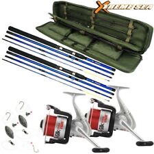 TRAVEL SEA FISHING ROD AND REEL SET 9FT RODS SEA REELS BAG ROD HOLDALL HOLIDAY