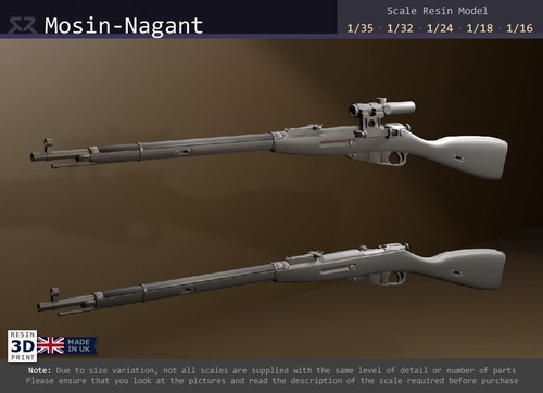 Mosin nagant rifle 1 - rifle, 1/35