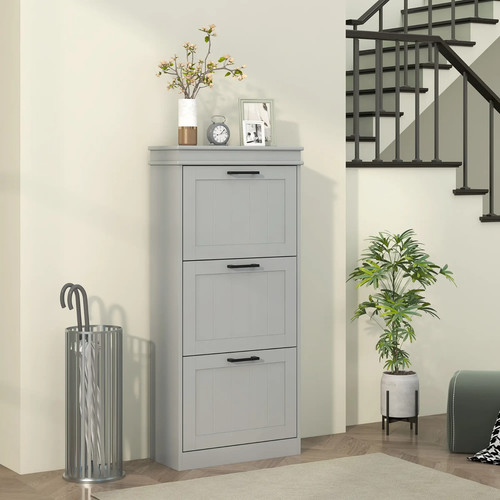 Slim shoe storage cabinet - shoe,