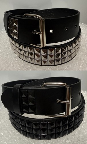 Studded leather belt men - men, women