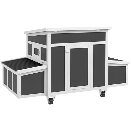 Pawhut wooden chicken coop - chicken,