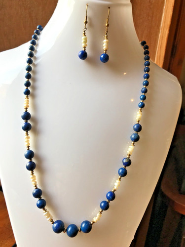 Vintage lapis lazuli and - lapis,