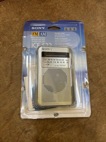 Sealed sony icf - sealed, icf-s22