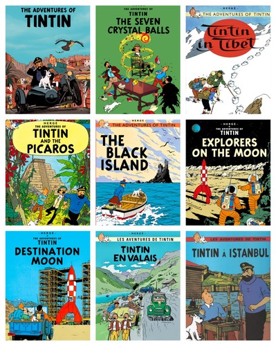Tintin poster many designs - poster,