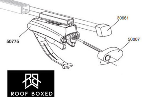 Thule 775 fitting kit - fitting, spares