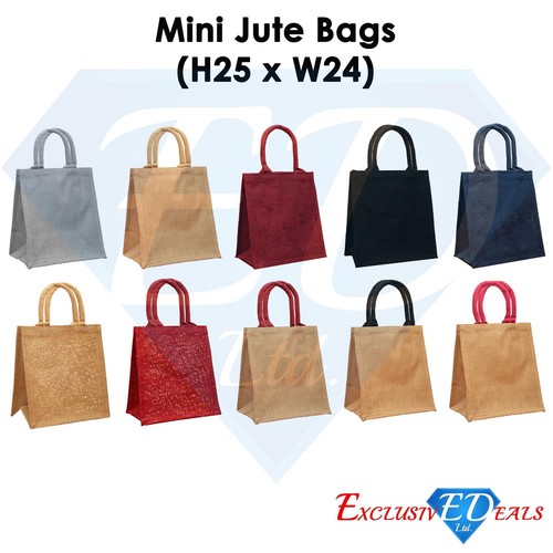 Small jute shopping bag - small,