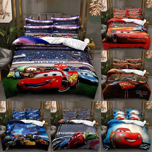 Kids cars duvet cover - 3d,