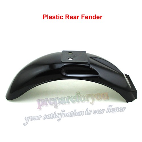 Black rear fender for monkey - rear,