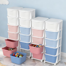 6 Drawers Rolling Storage Cart