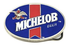MICHELOB Beer Blue Belt Buckle Budweiser Authentic Officially Licensed Product