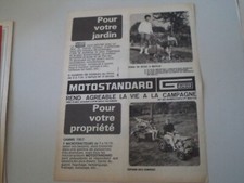 advertising Pubblicità 1966 MOTOSTANDARD GUTBROD MICRO TRATTORI TRATTORINI
