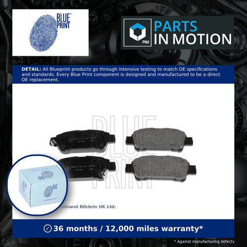 Brake pads set - pads, toyota
