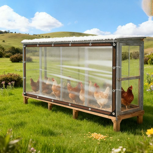 Chicken coop cover for - coop, winter