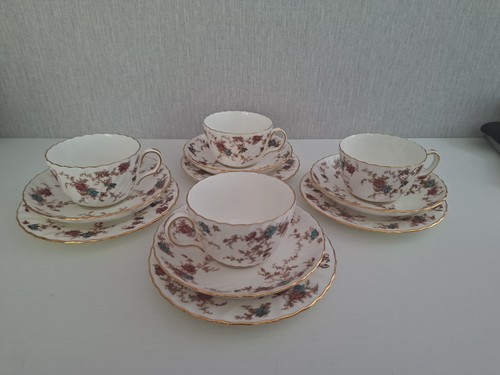 Minton bone china - china, trios