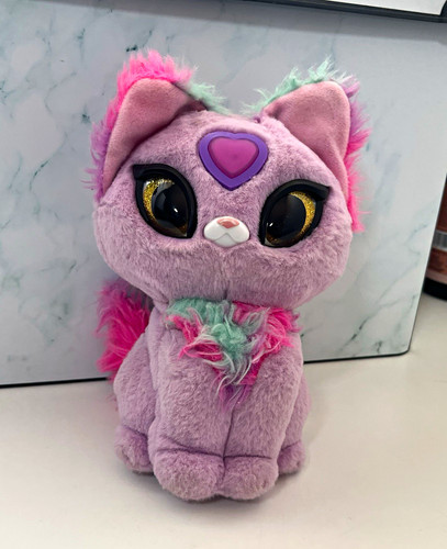 Furby purple cat - cat, plush