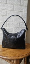 Mulberry Black Congo Genuine Leather Handbag Vintage