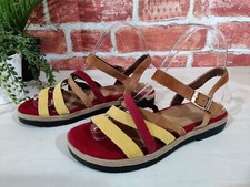 TAMARIS TAN RED SANDALS UK 4