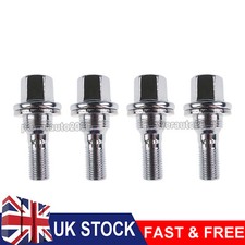 4Pc Wheel Bolts Nuts Studs Trims For Peugeot 206 307 407 508 Citroen C2 C3 C4 C5