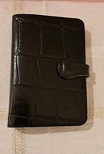 Vintage Mulberry Pocket Organiser Congo Leather Black with some original inserts