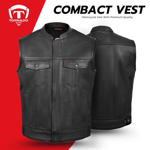 Men real leather motorbike - real,