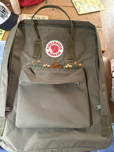 Custom fjallraven kanken khaki - fjallraven,