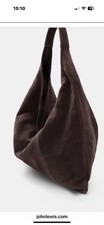 Hush Suede Tote Bag with Compartments Hobo Slouch Bag Handbags