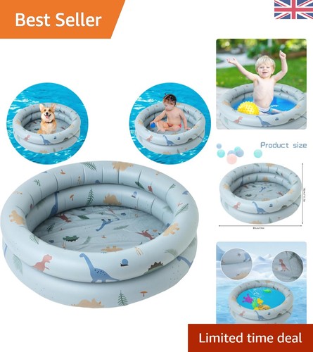 Spacious blue inflatable - blue, pool