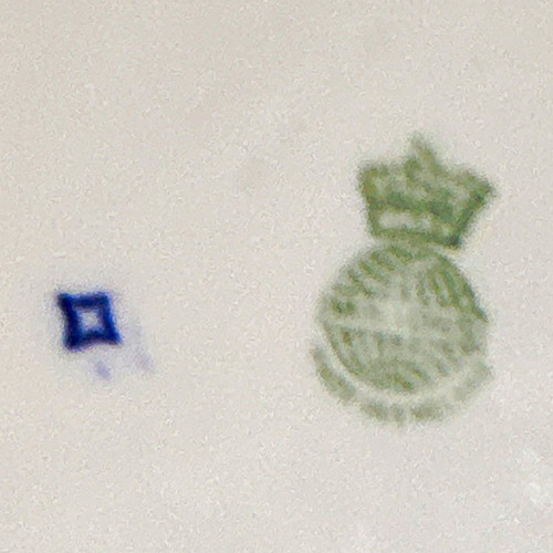Minton pair blue white - , &