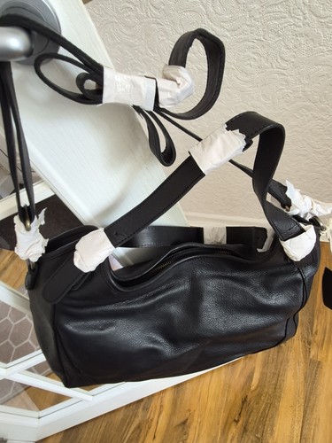 Fat face black leather - leather, tabitha