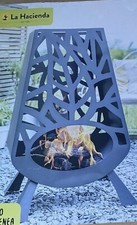 New In Box La Hacienda Perlo Chiminea Wood Burner? Fire Basket LARGE ??✅
