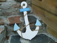 Large Ships Anchor With Rope Wall Plaque Home Decor /Ship Boat-maritime Bar Pub