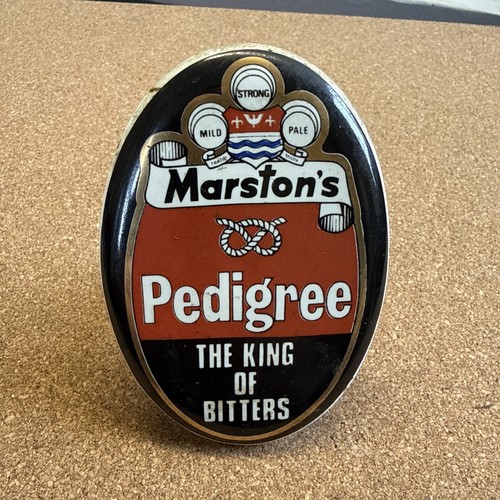 Vintage marston pedigree tap - marston's,