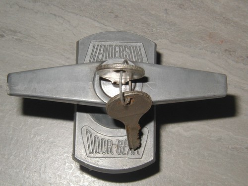 Henderson garage door - garage, locking
