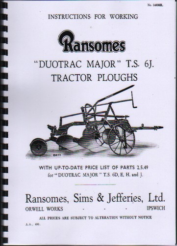 Ransomes duotrac major - major, t.s
