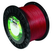 Power Pro Spectra Vermilion Red Braided Line Premium Strong Red Braided Line