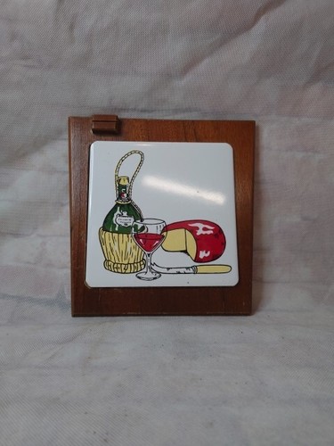 Vintage cheeseboard with knife - vintage,