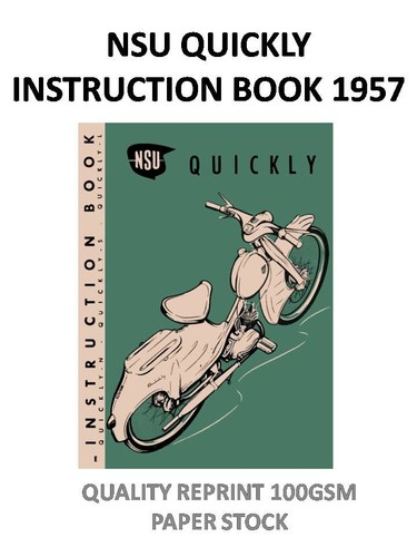 Nsu quickly instruction book - nsu,