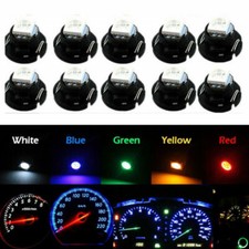 10x Car T3 Neo Wedge 1-SMD LED Cluster Instrument Dash Climate Bulbs Lights BM