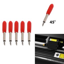 45° (RED CAP) Degree Roland Blade x 5 For LIYU, REFINE, other cutter plotters