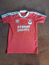 Original Vintage 1987/88 Liverpool Home Crown Paints Football Shirt
