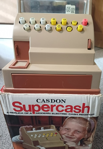 Vintage casdon cash register - vintage,