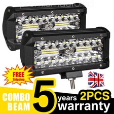2PCS LED Work Light Bar Flood