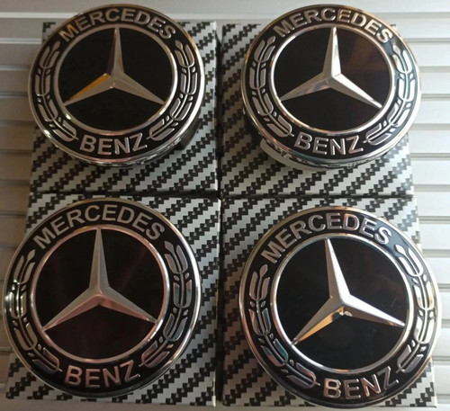Mercedes black alloy wheel - 4x,